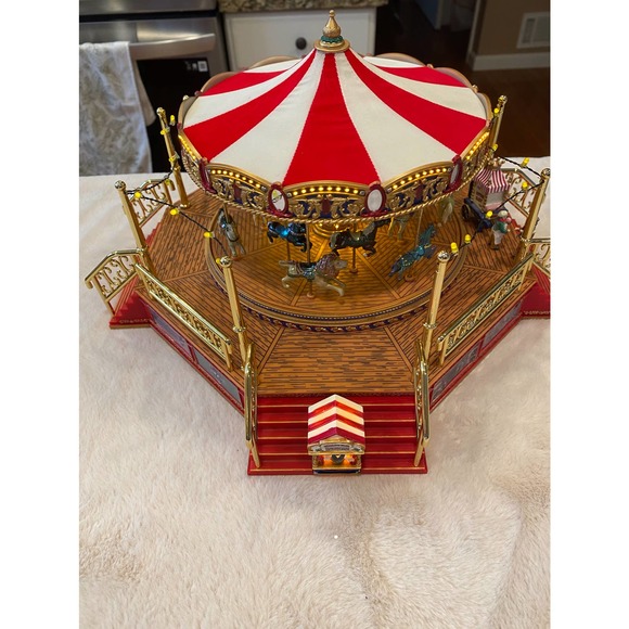 Mr. Christmas Other - 🆕 Mr. Christmas World’s Fair Boardwalk Carrousel